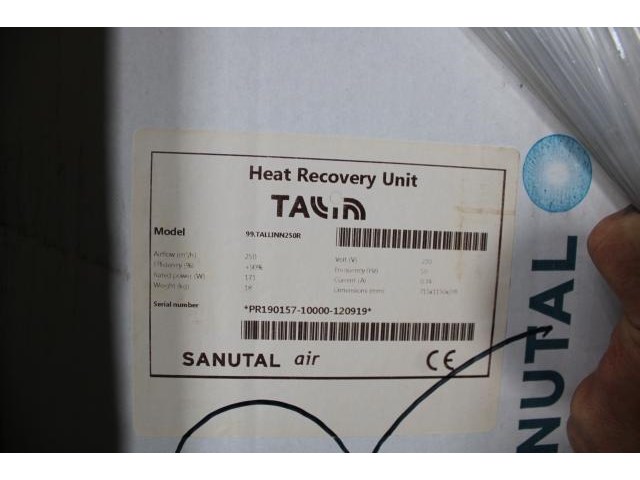 Tallinn ventilatie unit 250r - afbeelding 3 van  4