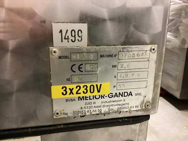 Talsa mg100 mengmachine - afbeelding 4 van  4