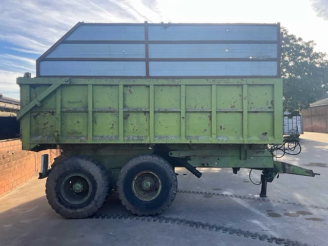 Tandem landbouwtipper – grote capaciteit – verlengstukken - afbeelding 9 van  13