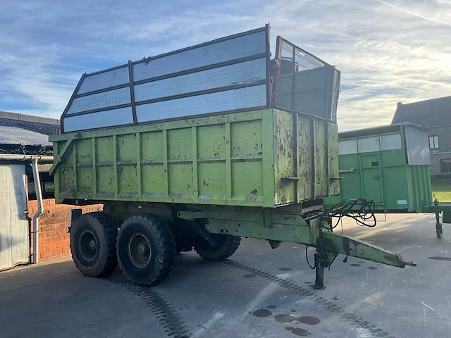 Tandem landbouwtipper – grote capaciteit – verlengstukken - afbeelding 10 van  13