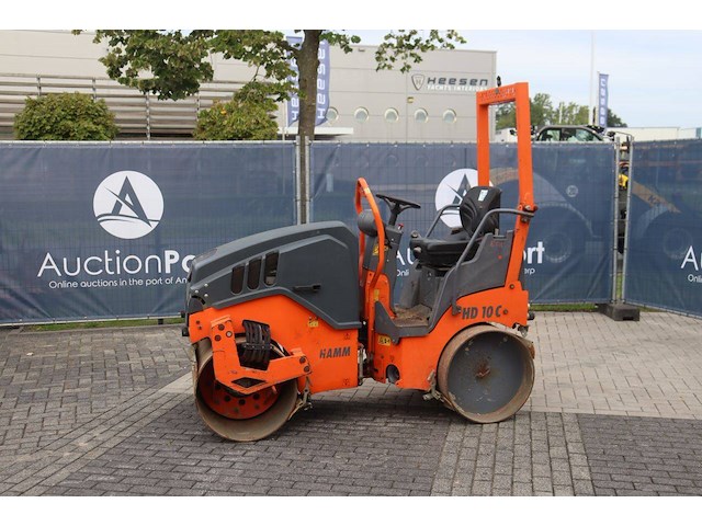 Tandem trilwals hamm hd 10c vv diesel 14.8kw 2015 - afbeelding 1 van  1