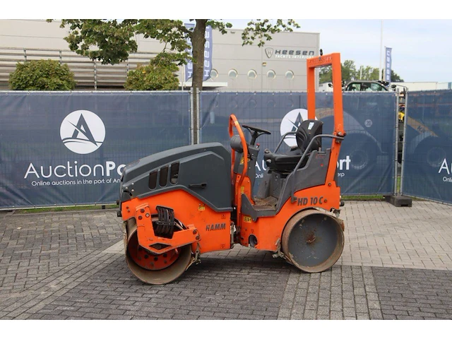 Tandem trilwals hamm hd 10c vv diesel 14.8kw 2015 - afbeelding 1 van  1