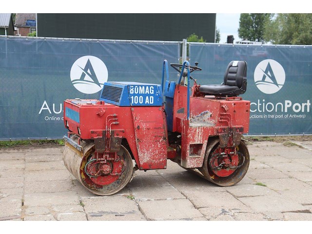 Tandemwals bomag 100ad diesel 23.5kw - afbeelding 1 van  1