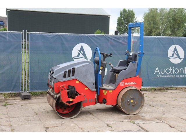 Tandemwals hamm hd10c-vv diesel 16kw 2007 - afbeelding 1 van  1