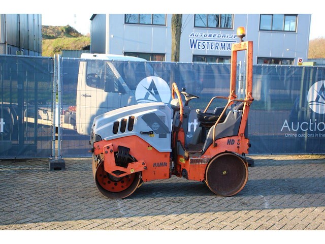Tandemwals hamm hd8vv diesel 14.8kw 2013 - afbeelding 1 van  1