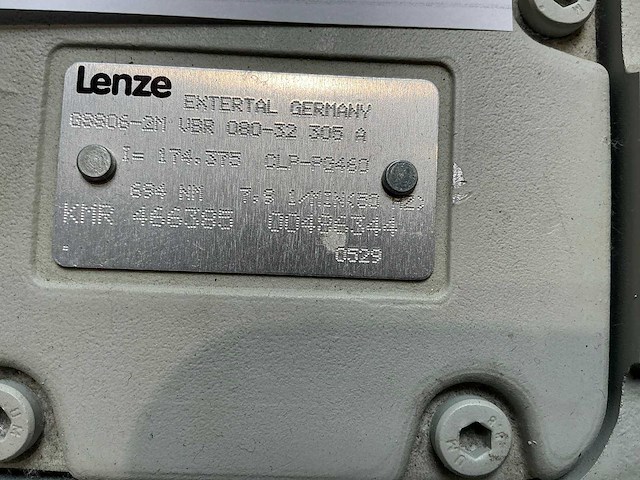 Tandwielmotor met rem - lenze - afbeelding 6 van  6
