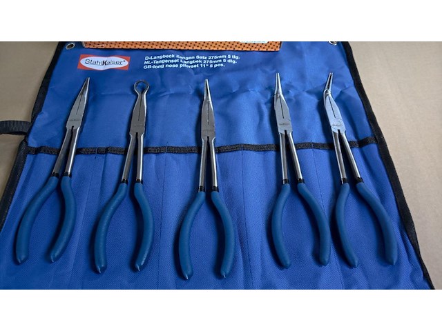 Tangenset-langbek 275mm 5 dlg - afbeelding 1 van  2