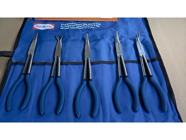 Tangenset-langbek 275mm 5 dlg - afbeelding 1 van  2