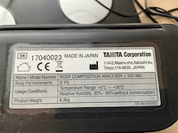 Tanita body composition analyzer dc-360 analysetoestel (2x) - afbeelding 3 van  4
