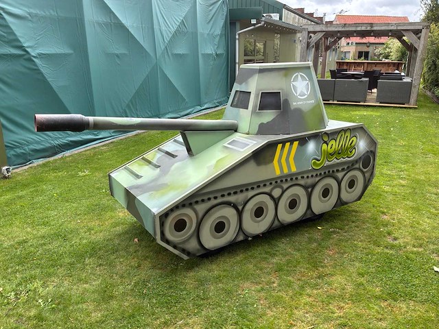 Tank met go-card onderstel - afbeelding 3 van  5