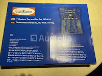 Tap en snij set 110-delig metrisch tungsten staal