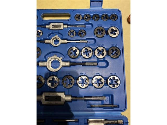 Tap en snij set 110-delig metrisch tungsten staal - afbeelding 3 van  8