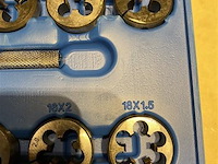 Tap en snij set 110-delig metrisch tungsten staal - afbeelding 7 van  8