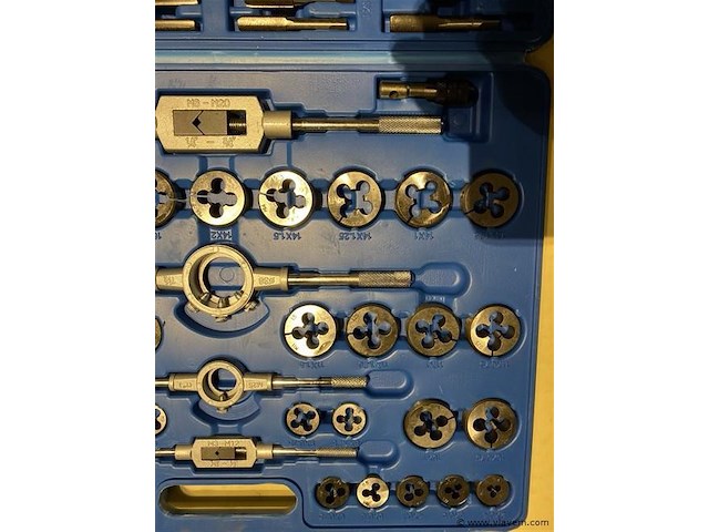 Tap en snij set 110-delig metrisch tungsten staal - afbeelding 2 van  8