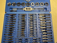Tap en snij set 110-delig metrisch tungsten staal - afbeelding 1 van  8
