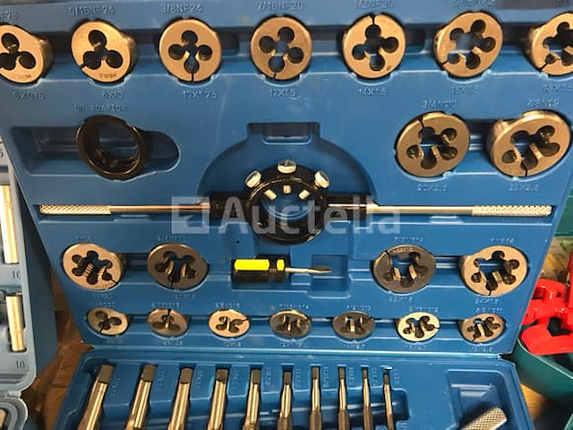 Tap en snij set 110tap en snijset 110-delig metrisch tungsten staal schroefdraad reparatieset tap en snij set 45-delig metrisch tungsten staal-delig metrisch tungsten staal - afbeelding 5 van  11