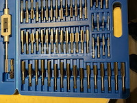 Tap en snij set 110tap en snijset 110-delig metrisch tungsten staal schroefdraad reparatieset tap en snij set 45-delig metrisch tungsten staal-delig metrisch tungsten staal - afbeelding 3 van  11
