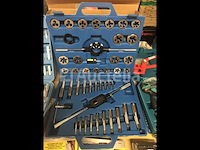 Tap en snij set 45-delig metrisch tungsten staal