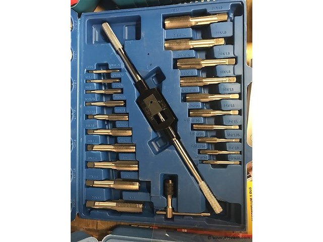 Tap en snij set 45-delig metrisch tungsten staal - afbeelding 3 van  8