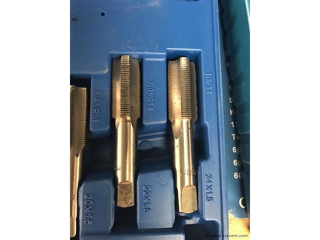 Tap en snij set 45-delig metrisch tungsten staal - afbeelding 2 van  8