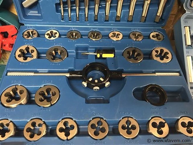 Tap en snij set 45-delig metrisch tungsten staal - afbeelding 4 van  8