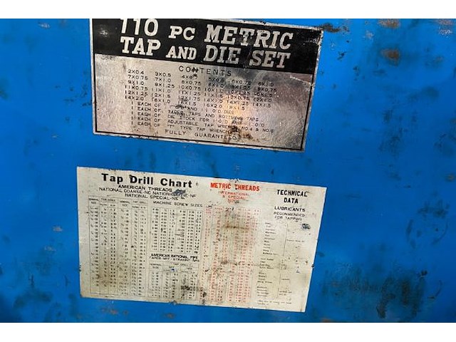 Tap en snijset metric - afbeelding 2 van  6