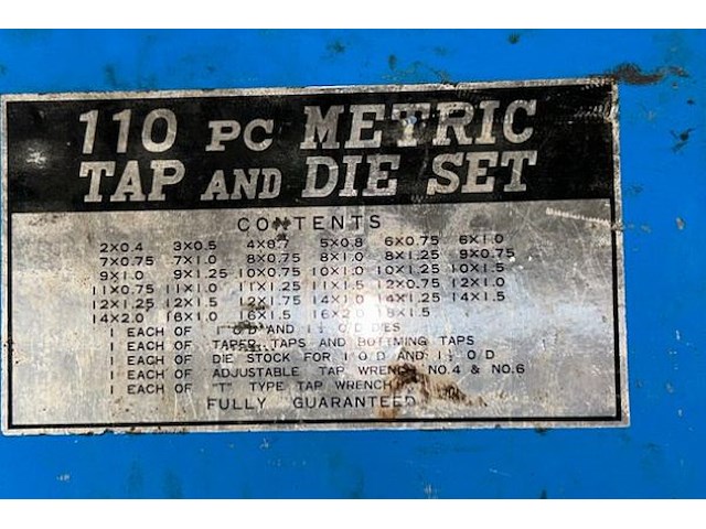 Tap en snijset metric - afbeelding 6 van  6