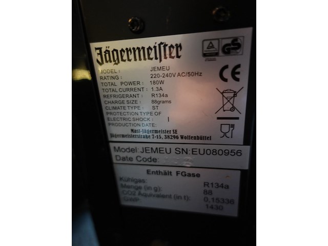 Tap machine jägermeister - afbeelding 5 van  6