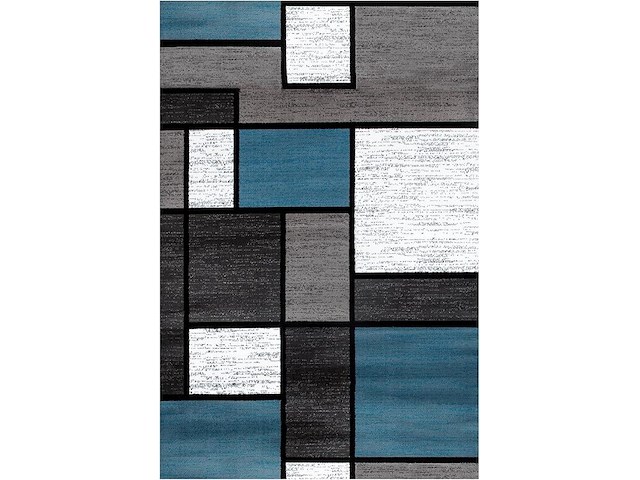 Tapijt 80x120cm blauw - afbeelding 4 van  4