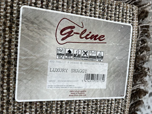 Tapijt luxury shaggy - afbeelding 2 van  3