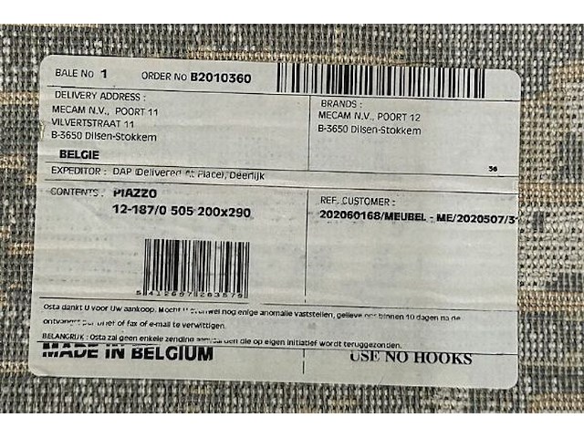 Tapijt mecam - afbeelding 6 van  6