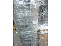 Tapis shaggy berbère lignes asymétriques - 160 x 230 cm - marron et blanc - afbeelding 4 van  4