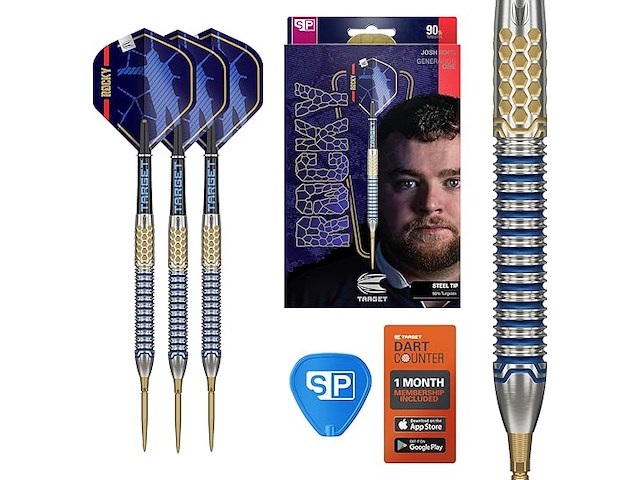 Target darts 'josh rock' dartset (25g) - afbeelding 1 van  4