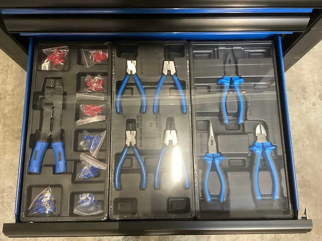 Tarsus gereedschapswagen gereedschapstrolley - gevuld 260-delig - 7 laden - afbeelding 2 van  13