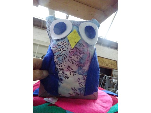 Tarwekussen +2x uilen knuffel - afbeelding 1 van  3