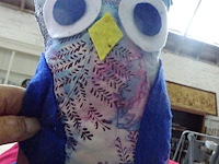 Tarwekussen +2x uilen knuffel - afbeelding 1 van  3