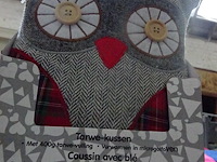 Tarwekussen +2x uilen knuffel - afbeelding 2 van  3