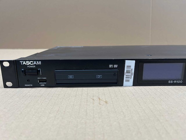 Tascam ss-r100 digital recorder w/remote tascam rc-ss2 - afbeelding 2 van  7