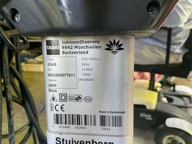 Taski ergodisc 400 vloerreiniger - afbeelding 2 van  2