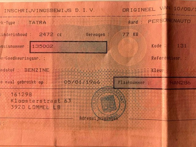 Tatra 603 2.5 v8 serie 2 oldtimer 1966 - afbeelding 64 van  68