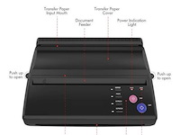Tattoo printer zonder ac kabel nieuw - afbeelding 2 van  2