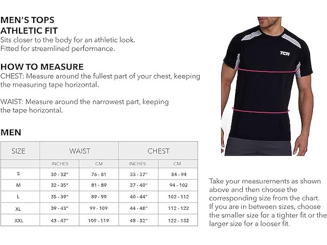 Tca quickdry sportshirt met korte mouwen voor heren, maat s - afbeelding 3 van  4