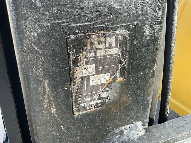 Tcm fd30 vorkheftruck - afbeelding 7 van  17