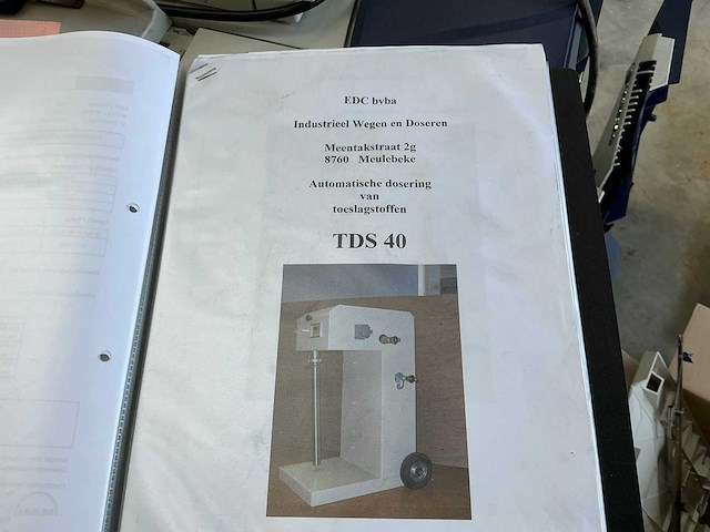 Tds40 wegen en doseerunit - afbeelding 9 van  10