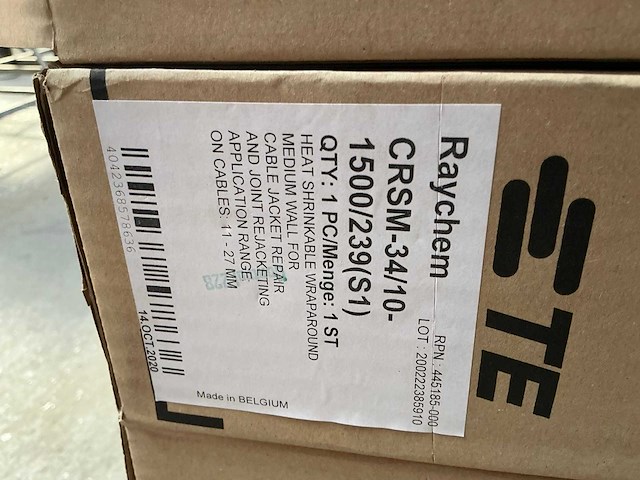 Te raychem crsm-1500/239 ritsmoffen (16x) - afbeelding 4 van  5