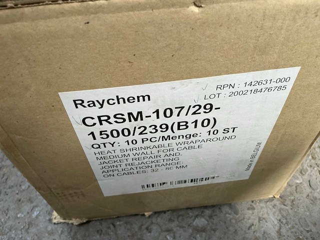 Te raychem crsm-34/10-1500/239 ritsmof (17x) - afbeelding 6 van  10