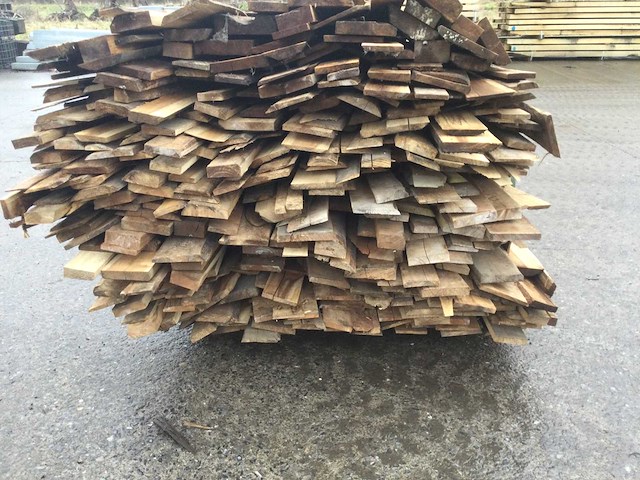 Teak barnwood - snijresten - afbeelding 7 van  9