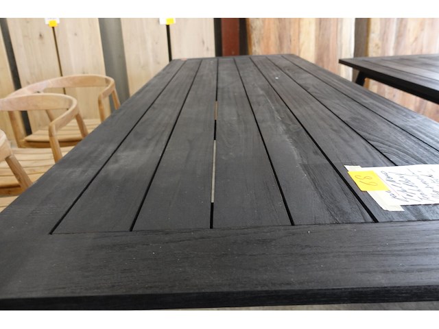 Teak ebony tafel jardinico - afbeelding 3 van  4