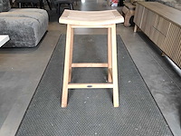 Teak kruk (8x) - afbeelding 1 van  3