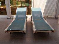 Teak ligbed (2x) - afbeelding 2 van  6